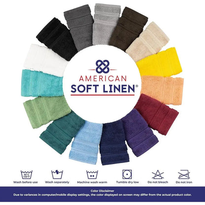 Luxury 4-Piece Cotton Hand Towel Set: Absorbent, Quick-Dry, Oeko-Tex