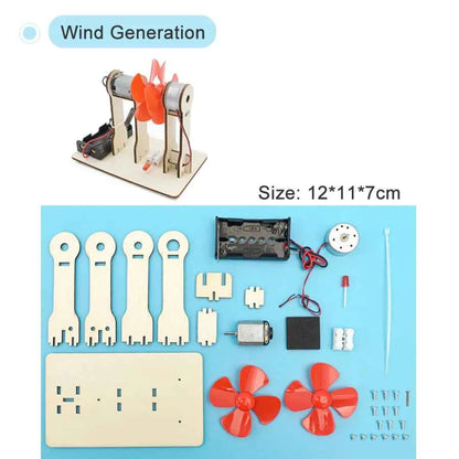 DIY Science Toys Children Educational STEM Kits Car Dinosaur Model Technologia Experimental Tool Wood Puzzle Games School Supply