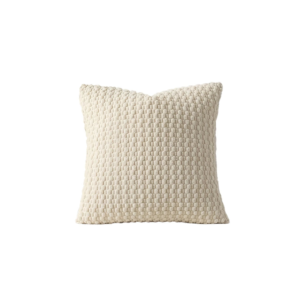 Boho Striped Corduroy Cushion Cover, Dark Blue