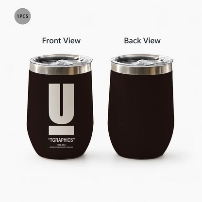 Egg Shaped Stainless Steel Vacuum Flask 360ml – Double Wall Insulated Travel Mug