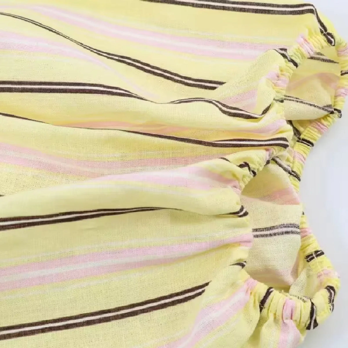 Women's Loose Fit Bubble Sleeve Blouse – Turn-Down Collar Casual Commute Summer Shirt