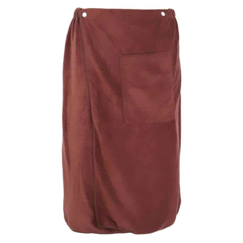 Men Wearable Bath Towel with Pocket Bathrobes Shower Wrap Sauna Gym Swimming Holiday Spa Bath Beach Towel Multi purpose