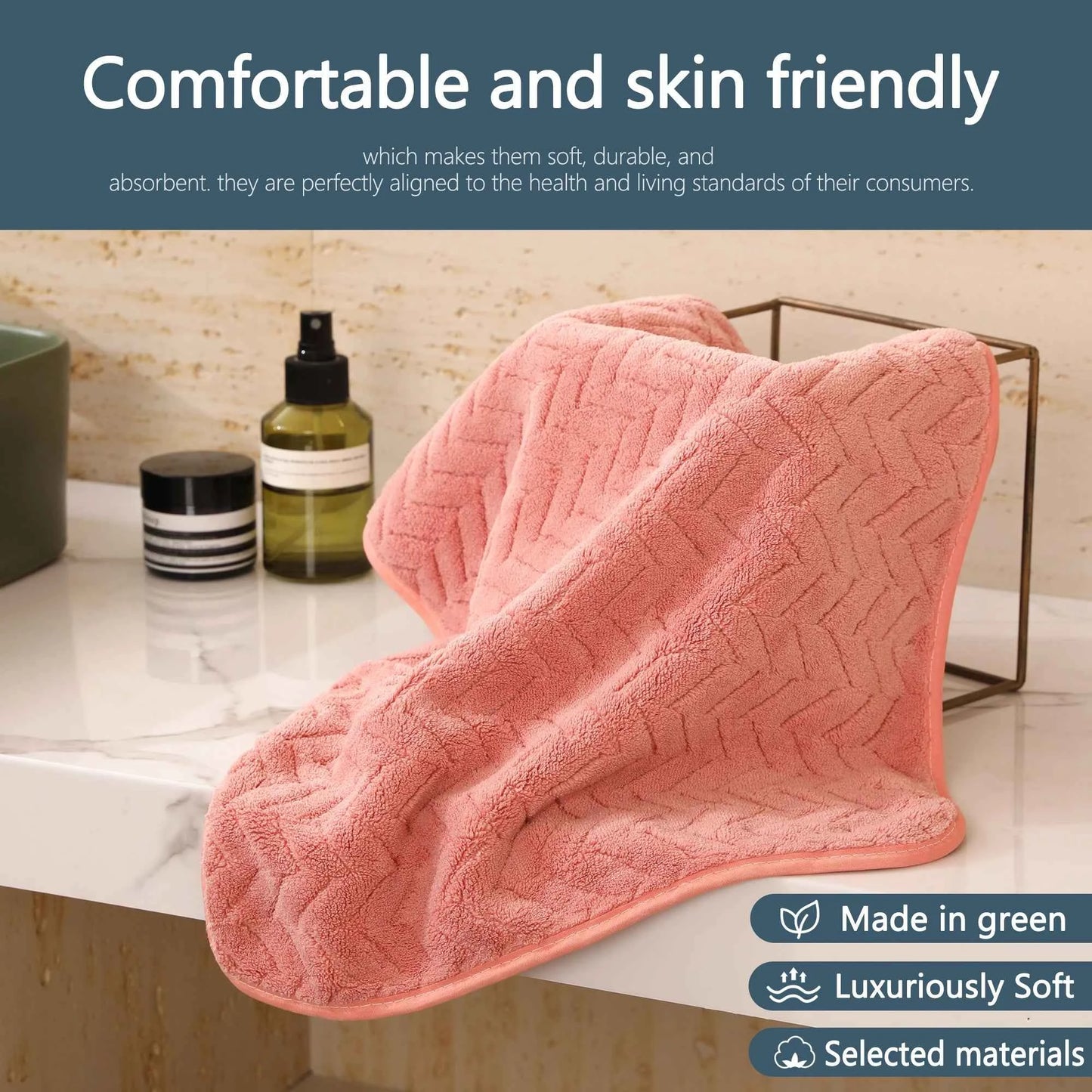 4/8/12-Piece Multi-Purpose Towels Superior Absorbency High Color Fastness Quick-Dry Kitchen, Living Room, Spa, Travel
