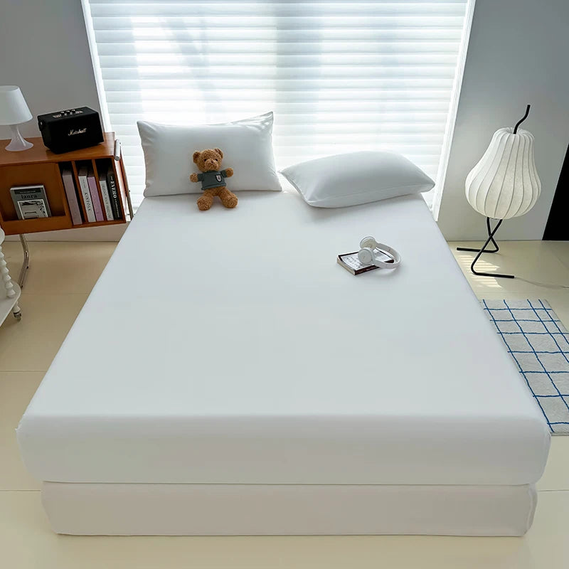 Solid Color Fitted Sheet | Single to Queen
