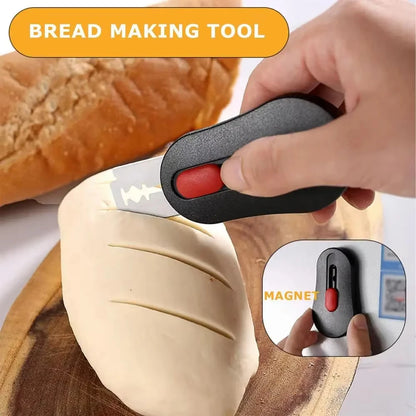 Sourdough Bread Scoring Lame – Dough Slashing Tool with 5 Replacement Blades