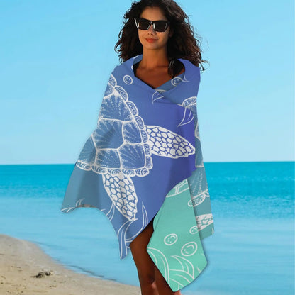 Large Microfiber Beach Towel Quick Dry Sun Protection Absorbent Bath Towel