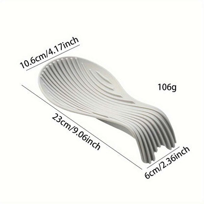 1Pcs Silicone Spoon Holder Kitchen Spoon Rest Utensil Heat Resistant Storage Shelves Kitchen Cooking Tools Kitchen Accessories