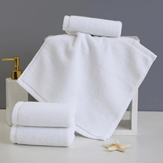 Serviettes carrées en coton jetables – Lot de 6 – Salon, garderie et maison