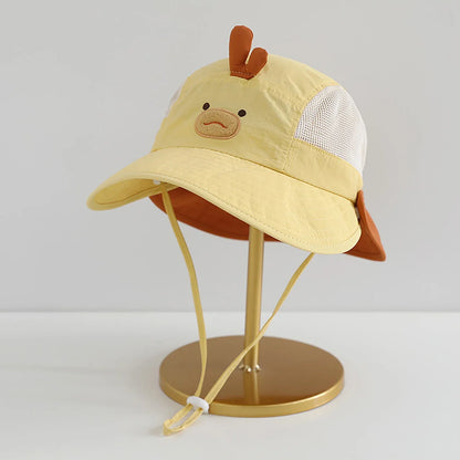 Bear & Rabbit Ears Baby Beach Sun Hat