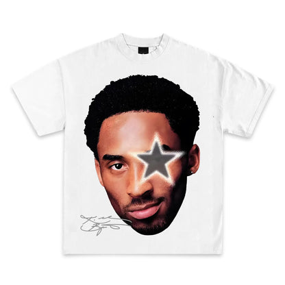 Men's Pop Culture Vintage Graphic T-Shirt — Hip-Hop Streetwear Y2K Tee