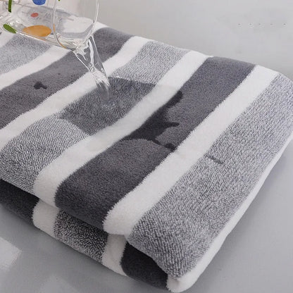 Thick Ultra Soft Bath Towel — Strong Absorption, Quick-Drying