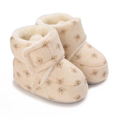 Cute Cartoon Cotton First Walker Shoes