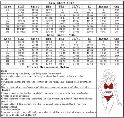 Women's 2-Piece Bikini Set — Cross Bandage Lace-Up Swimsuit