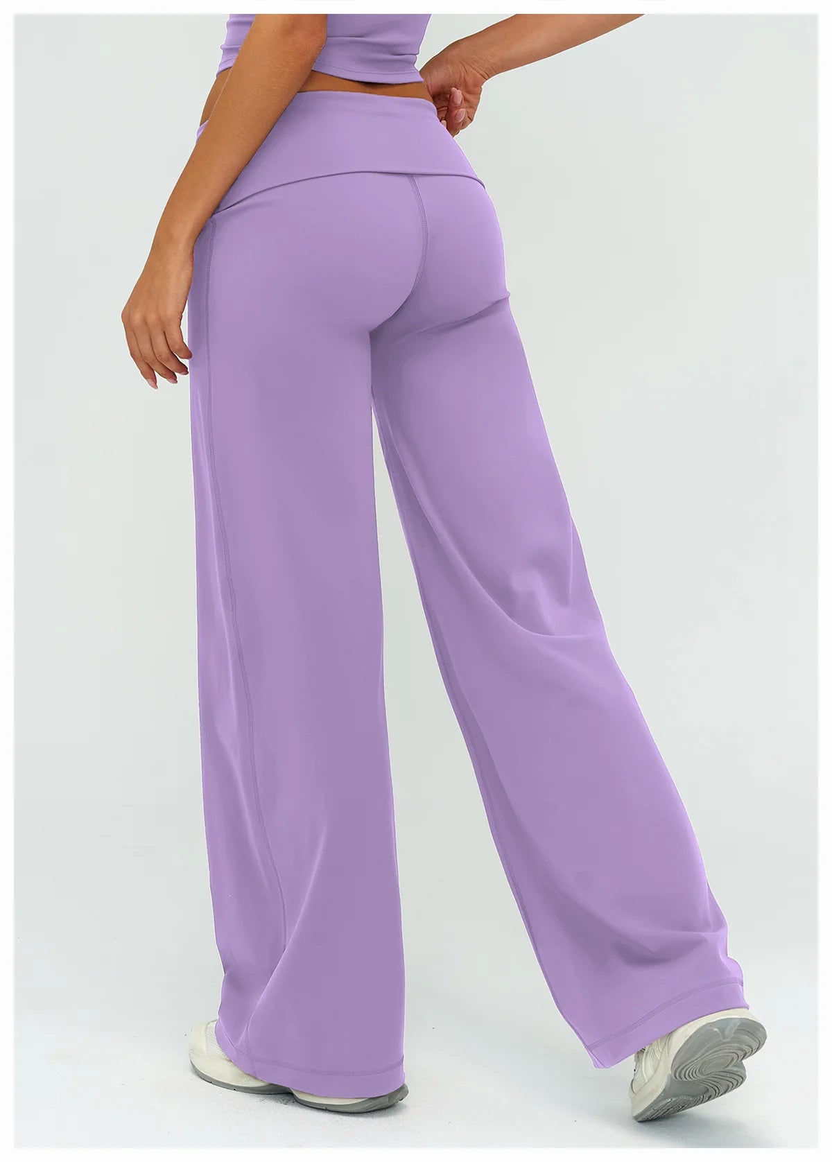 Women’s Loose Wide-Leg Sports Leggings — Slim Fit Running Trousers