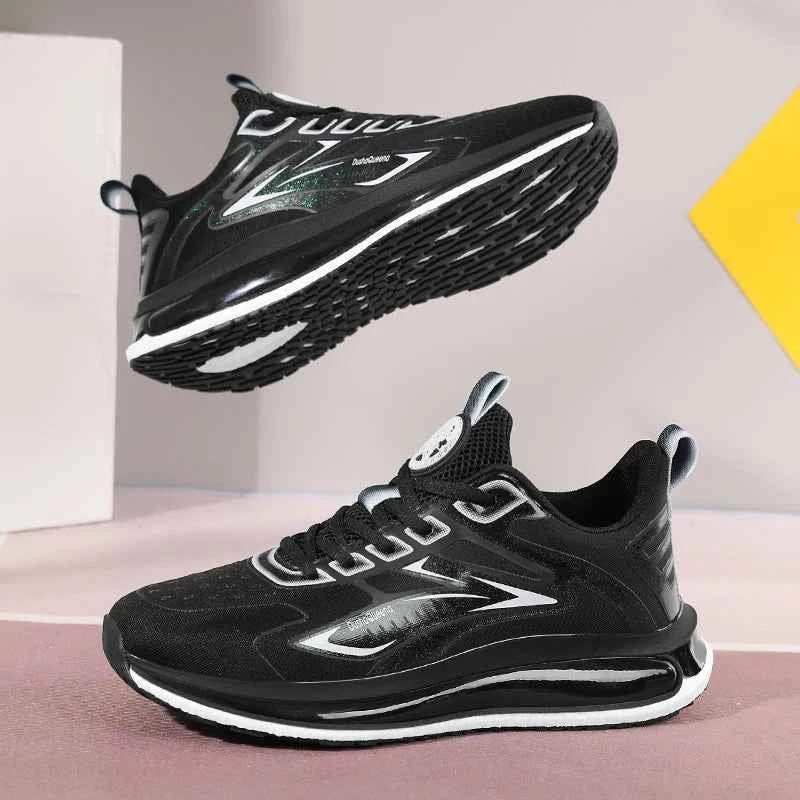 Outdoor Sneakers Couple Breathable Anti Slip Cushioning Road Running Shoes Men Jogging Sport Shoes Lightweight Mens Casual Shoes