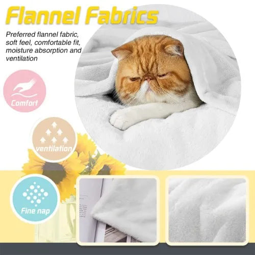 Soft Plush Throw Blanket Suitable for Bed Sofa - Pastel Pink Fleece Bedspread with Cute Pattern, Cozy Bedspread for &, Spooky Cute Decor, - Warmth for Living Room, Bedding Gift Idea