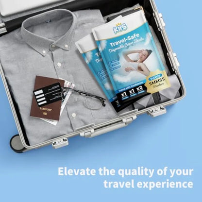 Travel-Safe Disposable Cover Sheets for Travel, Disposable Bed Sheet, Disposable Duvet/Comforter Cover, Disposable Pillowcases,