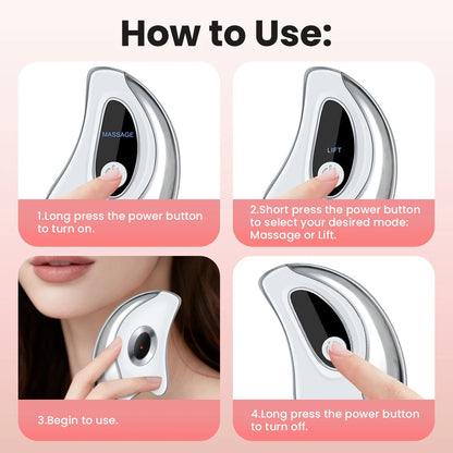2-in-1 Gua Sha Massager with Heat & Vibration