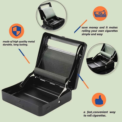 70/78/110mm Paper Rolling Machine Tobacco Box Kit Semi Automatic Cigarette Maker for Storing Lighter Smoking Pipe Accessories