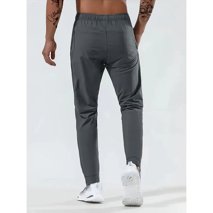 Men's Loose Fit Drawstring Sweatpants — High Elastic Gym, Running & Training Pants
