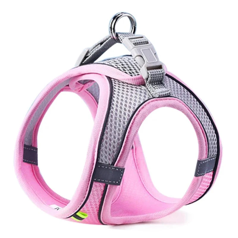 Reflective Breathable Harness Vest for Small & Medium Pets