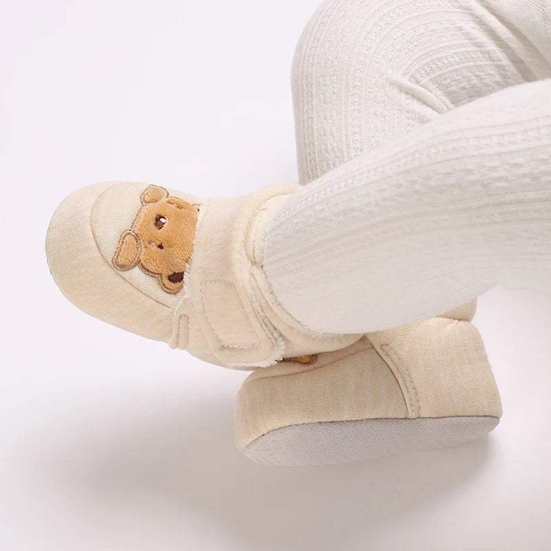 Cute Cartoon Cotton First Walker Shoes