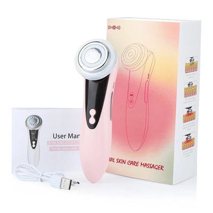 4-in-1 Red & Blue Light Facial Massager