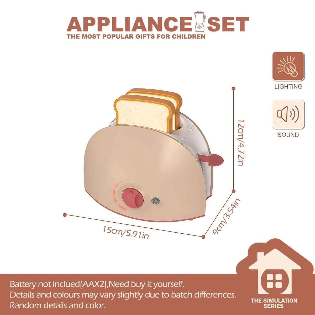 Kids Kitchen Toy Set Mini simulation Household Appliances Toys for children Pretend Play House Interactive Toys for Girls Boys