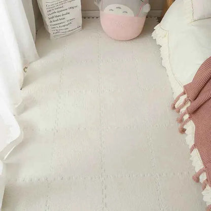 30*30CM Soft Plush Kids Carpet Baby Play Mat 10PCS Puzzle Carpet Warm Playmat Interlocking Exercise Tiles Foam Children's Mat