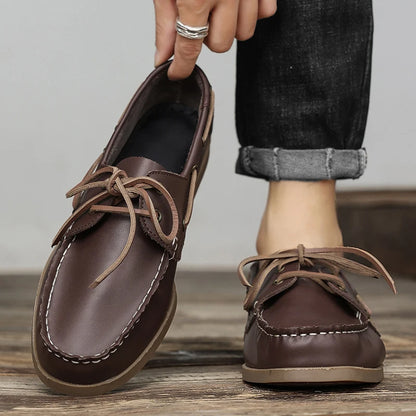 Men Loafer Shoes High Quality Handmade Wear-Resistant Genuine Leather Casual Shoes Business Luxury Dress Designer Shoes Driving