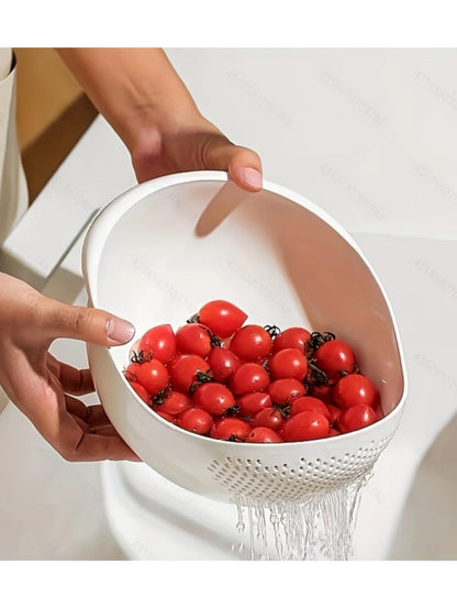 Rice Drainage Basket & Multi-Purpose Kitchen Sieve – Fruit, Vegetable & Food Strainer