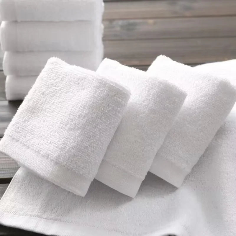 6-Count Disposable Cotton Square Towels — Salon, Daycare & Home