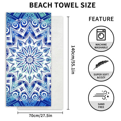 Large Microfiber Beach Towel Quick Dry Sun Protection Absorbent Bath Towel