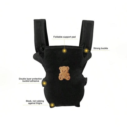 Ergonomic 4-in-1 Baby Carrier, Adjustable Straps