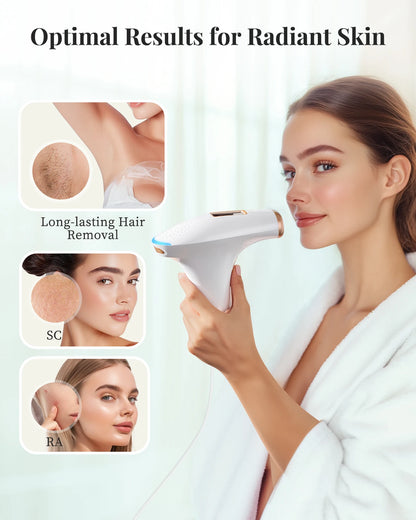 3-in-1 IPL Epilator, 5cm² Flash Window, 17.6J