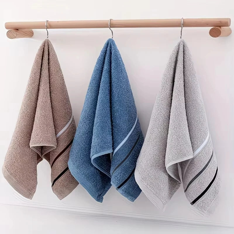 Premium Soft Absorbent Bath & Face Towels — Multi-Color Pack