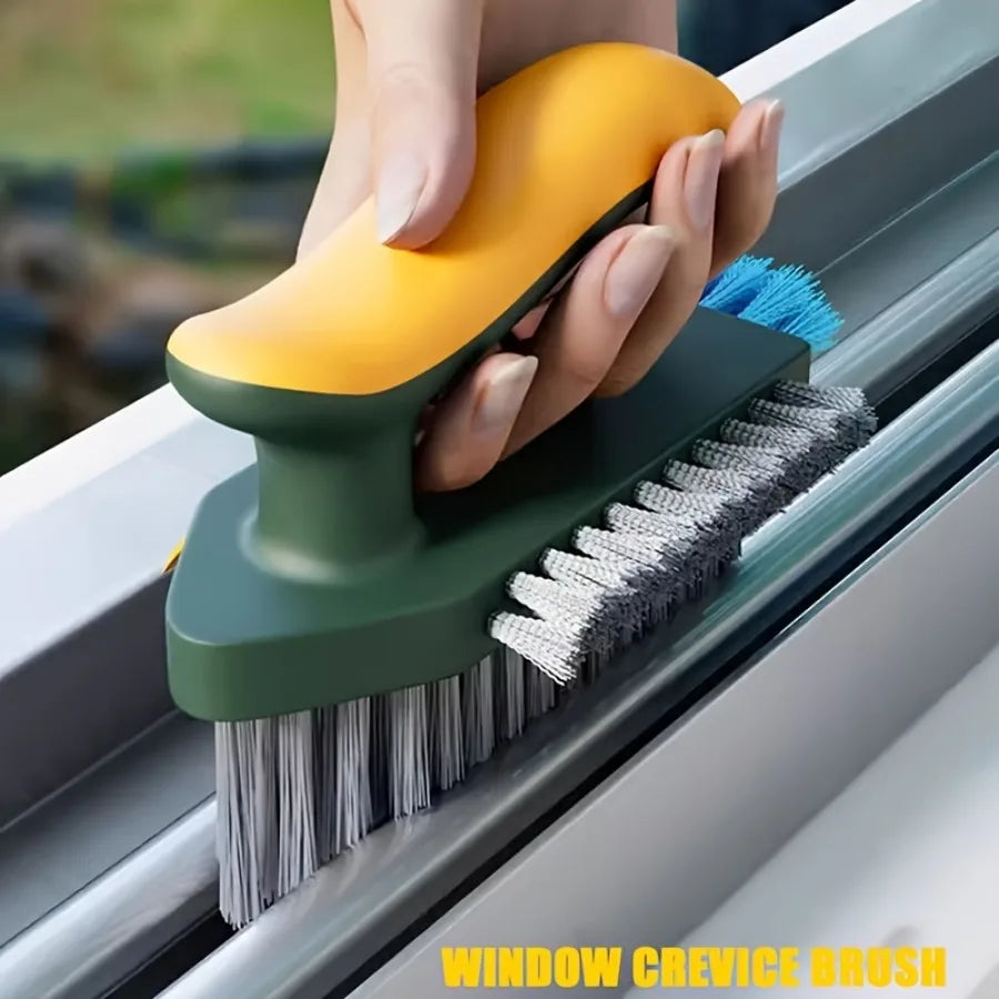 2-in-1 Handheld Cleaning Brush, No Dead Spot Design