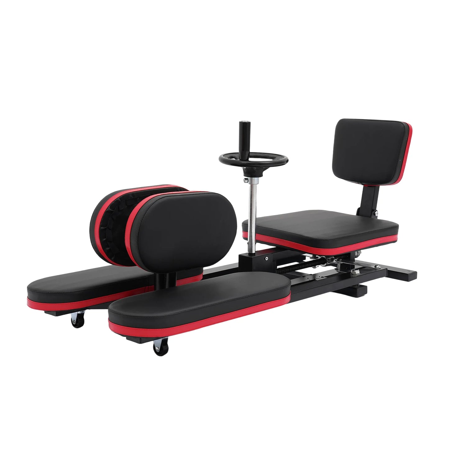 Adjustable Split Machine Heavy Duty Leg Stretcher with Wheels & Cushion for Dance Yoga Home Gym