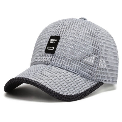 Summer Baseball Cap UV Protection Sun Visors Hat Breathable Mesh Outdoor Hiking Fishing Cap Adjustable Snapback Sun Cap Hat