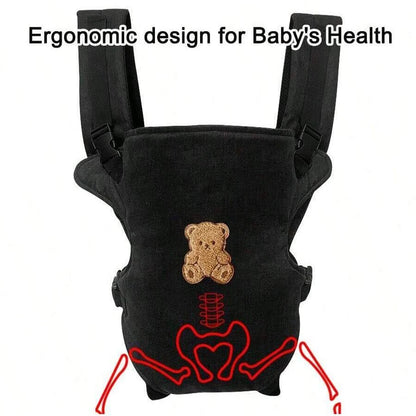 Ergonomic 4-in-1 Baby Carrier, Adjustable Straps