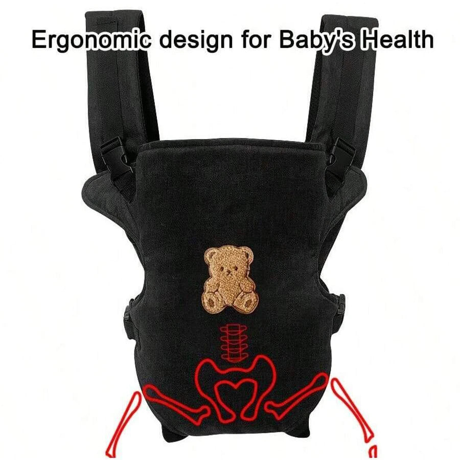 Ergonomic 4-in-1 Baby Carrier, Adjustable Straps