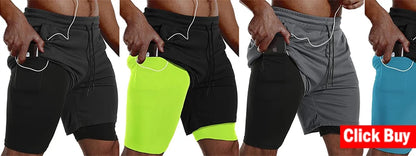 Men Running Shorts Summer Sportswear Male Football Clothing Gym Fitness Tracksuit Jogging Training Shorts Sport Short Pant Men