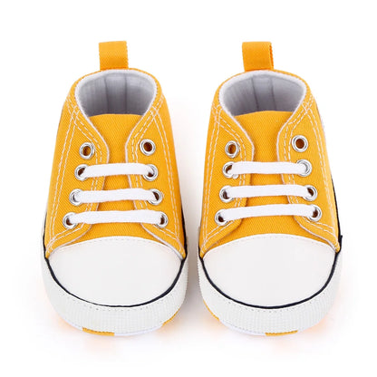 Classic Canvas Sneakers, Soft Sole First Walkers