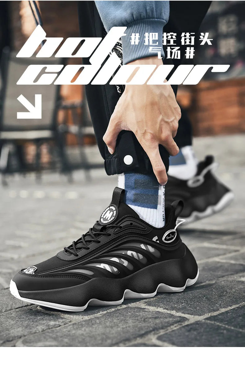 Men’s Casual Breathable Fashion Sneakers — Lightweight Running Shoes