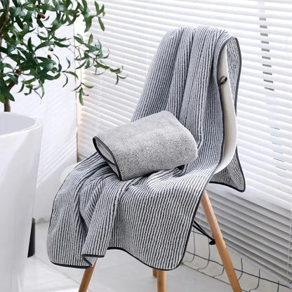 Thickened Bath Towels for The Body Microfiber Towel for Gym Shower Robe for Spa Beath Home