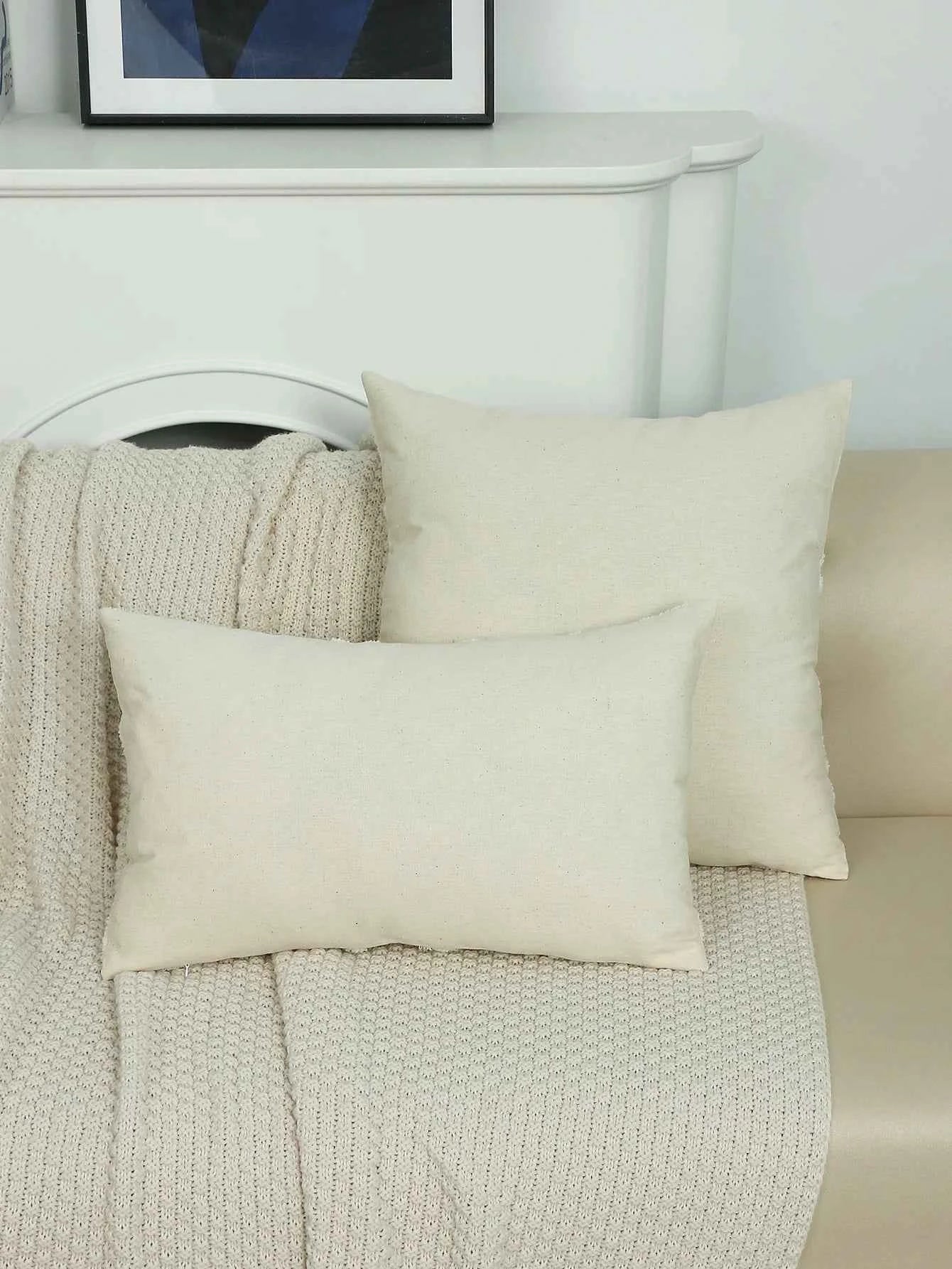 1pc, Embroidery Throw Pillow Without Insert, Decorative Throw Pillow Cushion, For Living Room Bedroom Sofa Home Decor