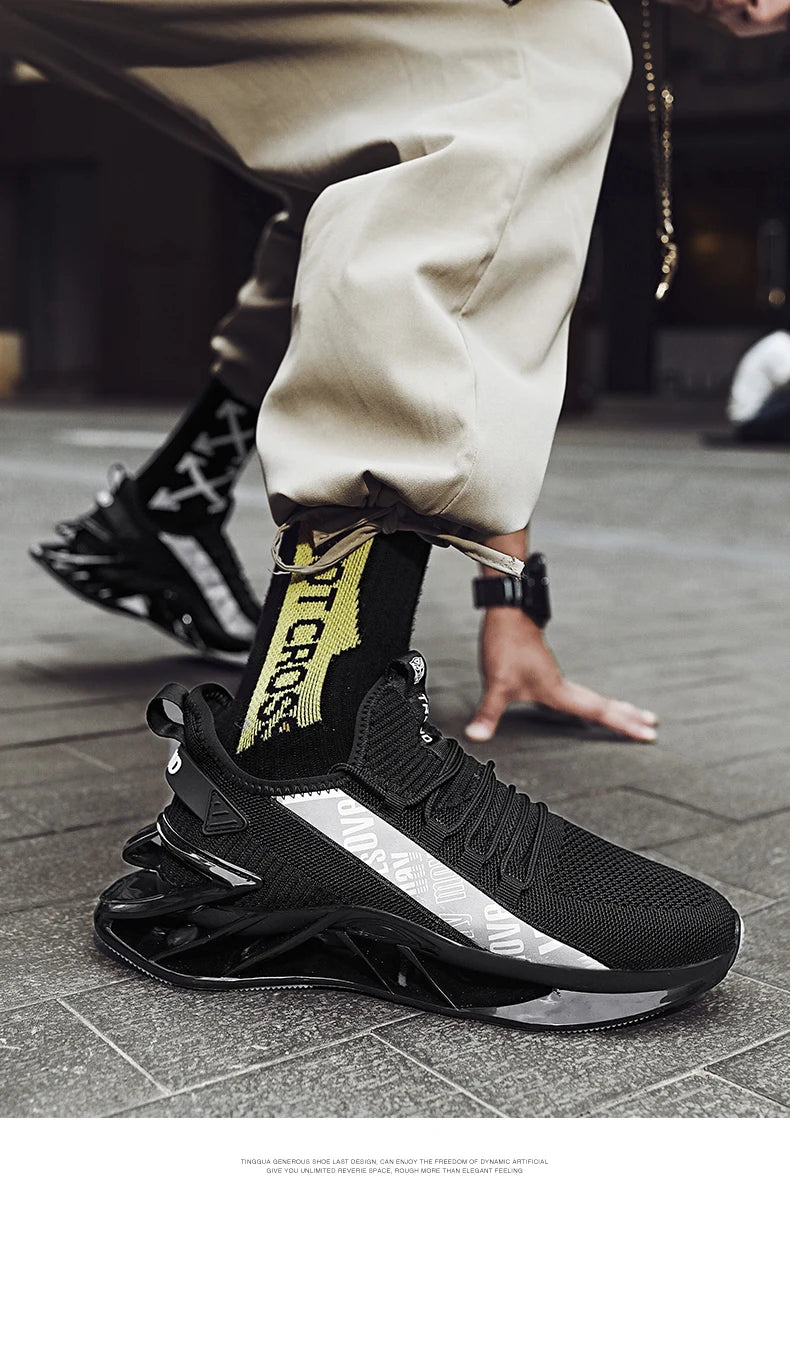 Unisex Casual Breathable Sneakers — Lightweight Fashion Running Shoes