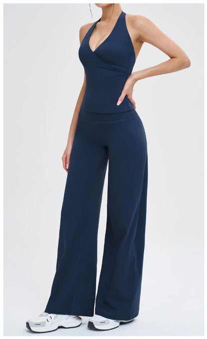 Women’s 2-Piece Yoga Tracksuit — High Waist Leggings & Sports Top