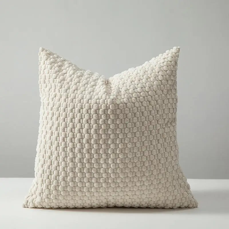 Soft Velvet Double-Sided Cushion Cover, Brown, Durable