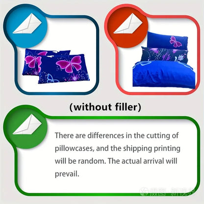 3-Piece Print Bedding Set with Fitted Sheet